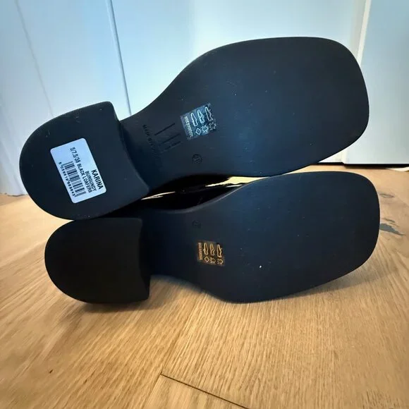 NIB! SOLD OUT COLOR! MIISTA KARINA BURGUNDY BRUSH OFF LEATHER LOAFERS sz38 - Picture 7 of 15